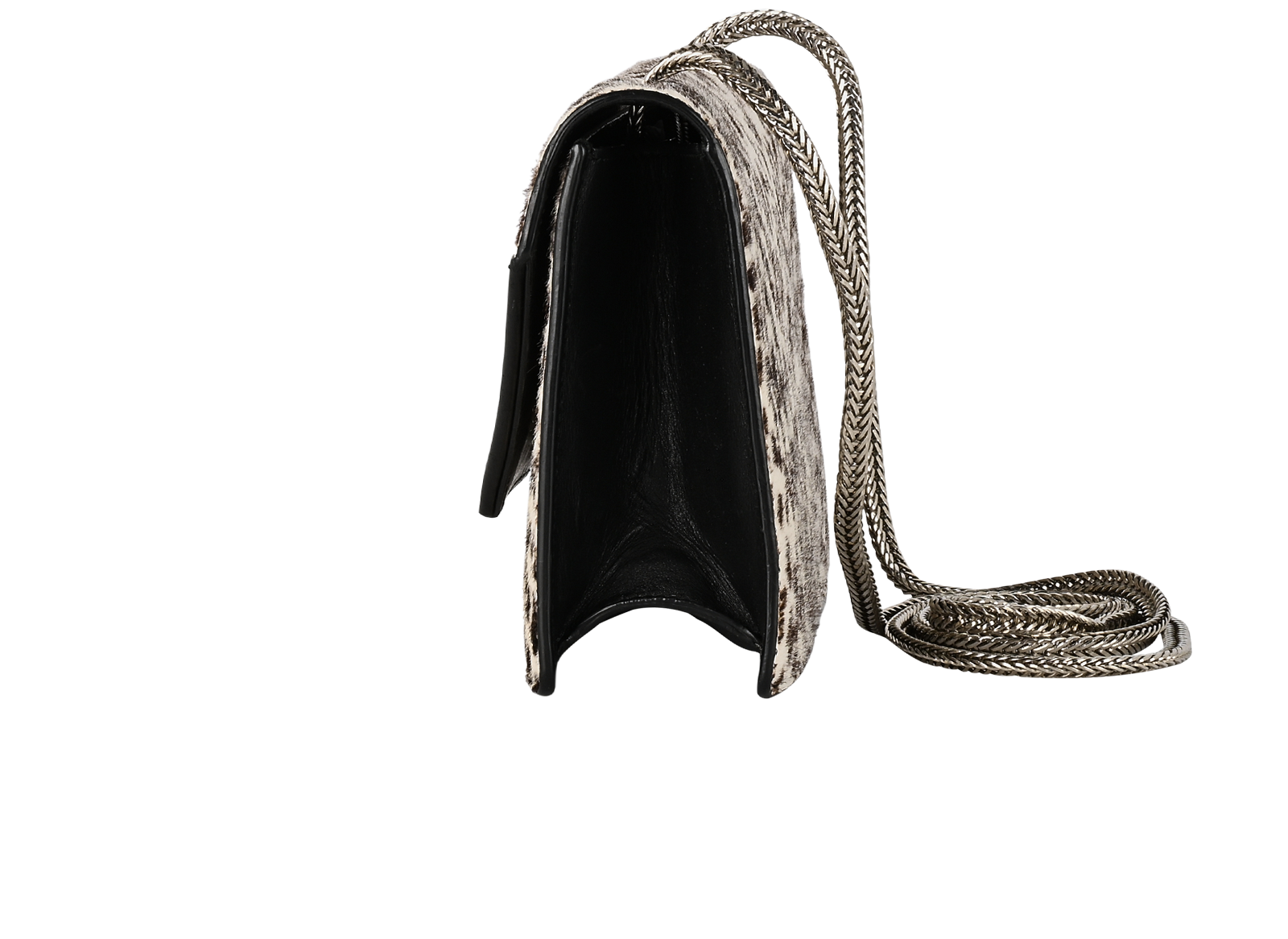 Betty, &pound;450, Handbags, Black/White, Pony / Calfhair, Bottom view